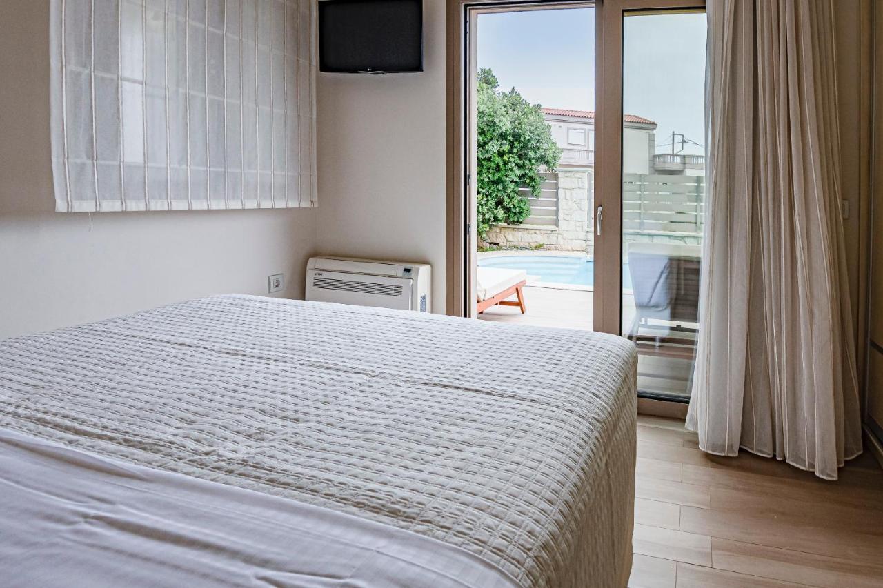 Superior Villa Marina Mare Sauna Hammam Nea Kydonia Exteriér fotografie