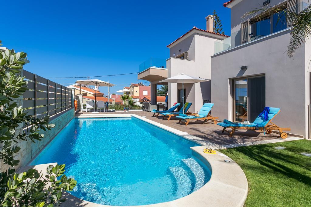 Superior Villa Marina Mare Sauna Hammam Nea Kydonia Exteriér fotografie