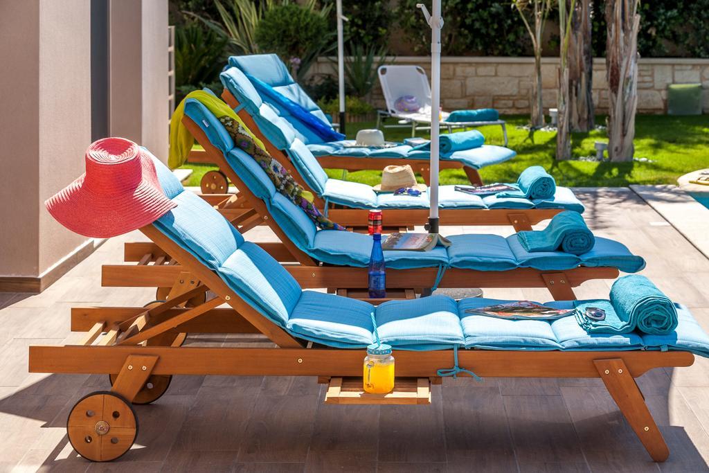 Superior Villa Marina Mare Sauna Hammam Nea Kydonia Exteriér fotografie