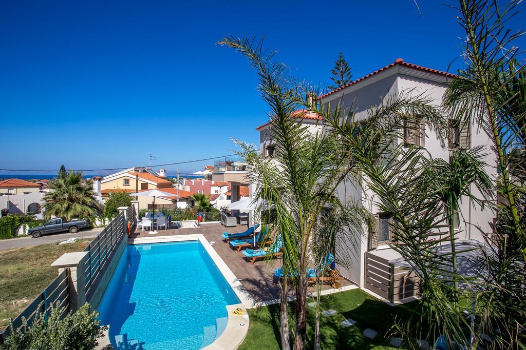 Superior Villa Marina Mare Sauna Hammam Nea Kydonia Exteriér fotografie