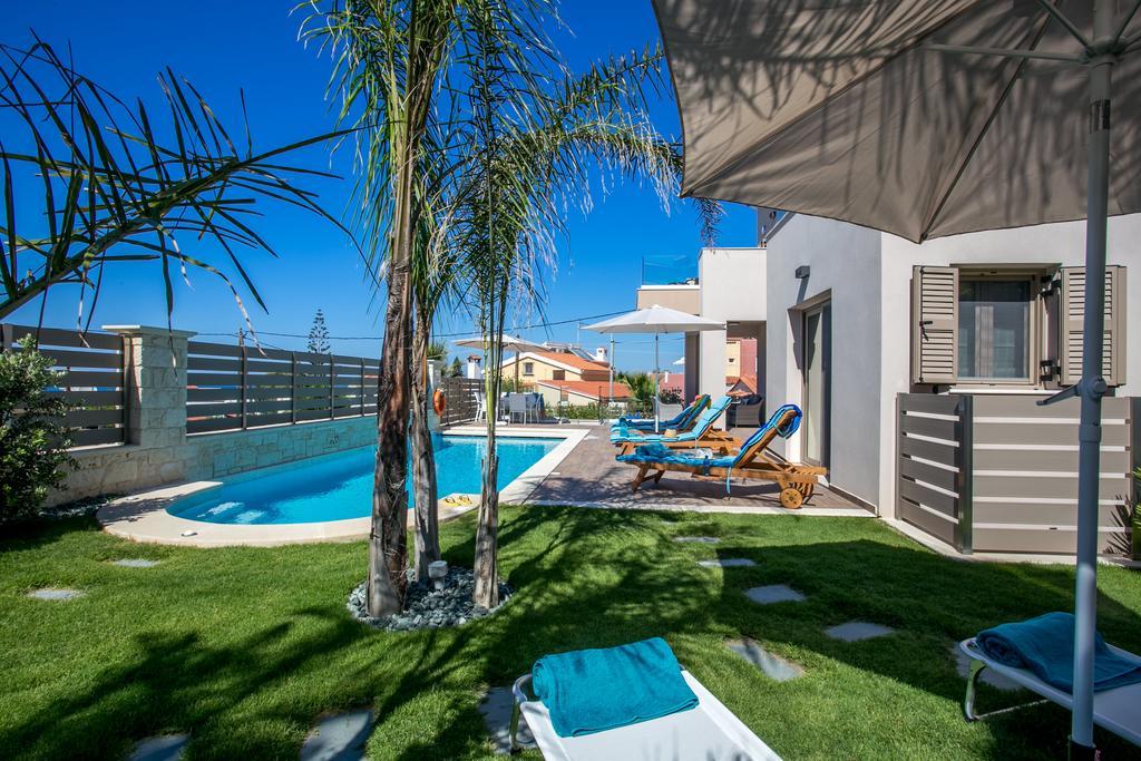 Superior Villa Marina Mare Sauna Hammam Nea Kydonia Exteriér fotografie