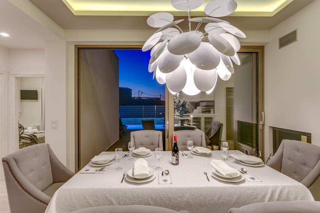 Superior Villa Marina Mare Sauna Hammam Nea Kydonia Exteriér fotografie